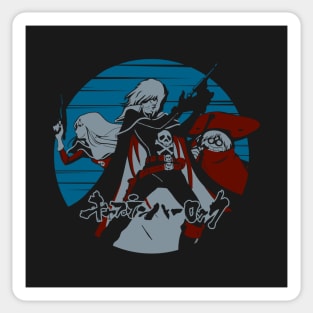 126b Harlock Trio Sticker